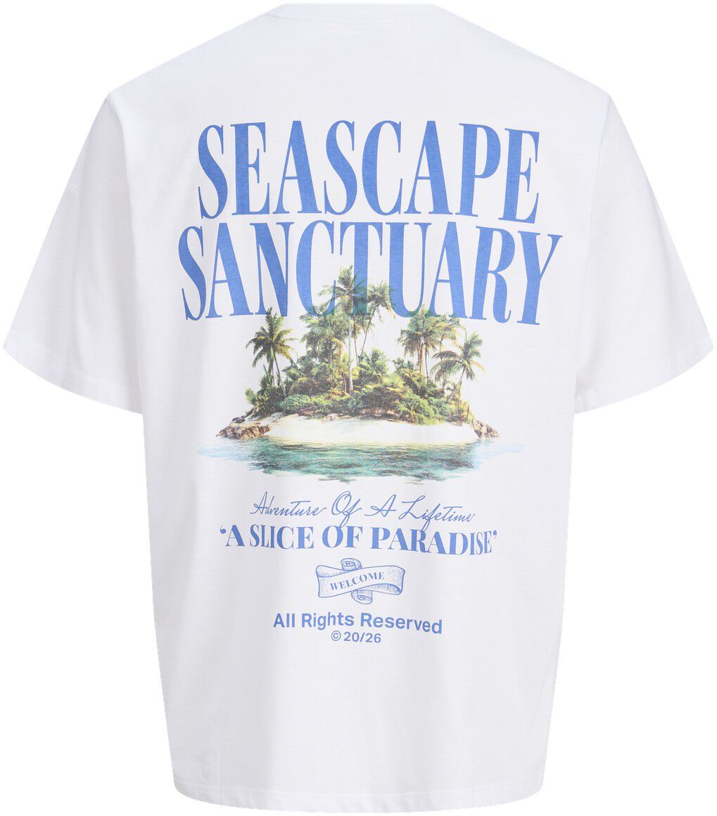 Jorphoto Cut-Out Tee Ss Crew Neck Tg