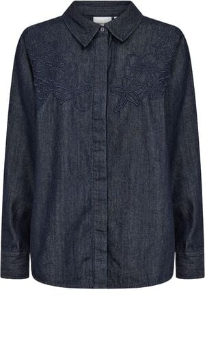 Curvy WA-CINDIA 2 Skjorte M&oslash;rk denim