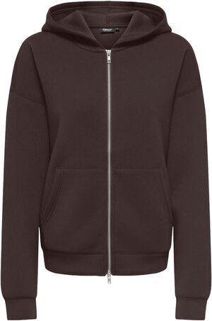ONLNAOMI L/S TWO-WAY ZIP HOODIE CS