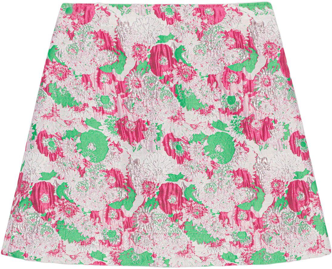 3D minikjol i jacquardtyg