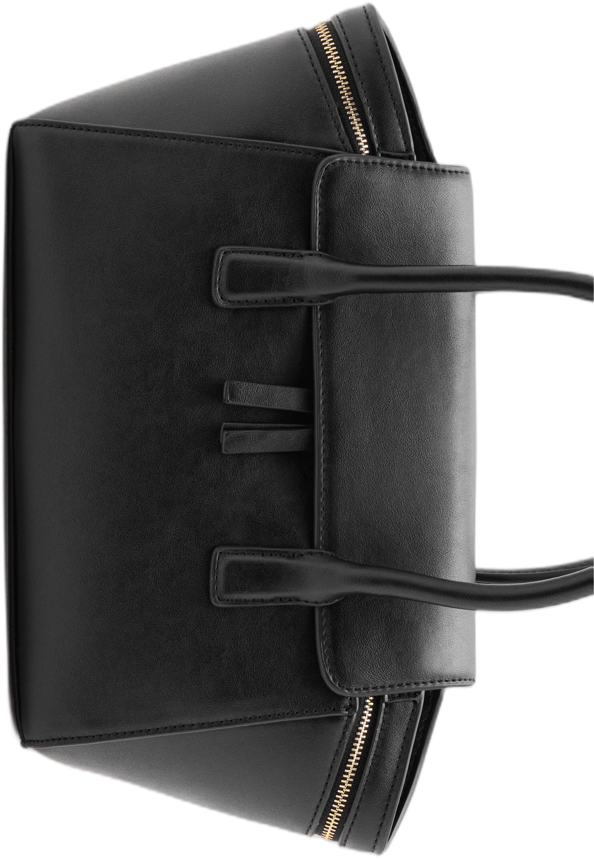 Handbag with zips