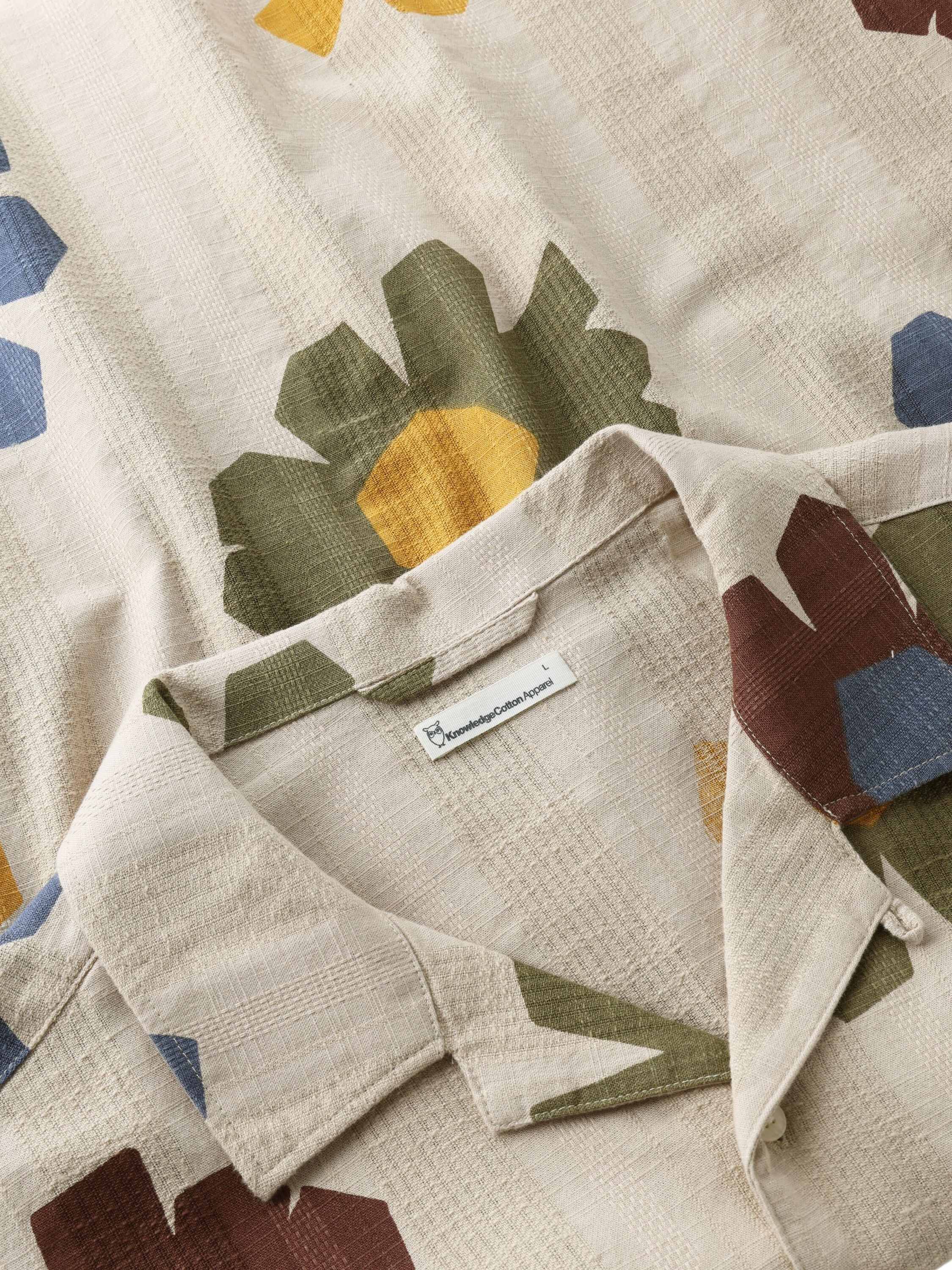 Relaxed print short sleeve shirt