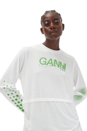 Active Mesh Layered Long Sleeve T-s