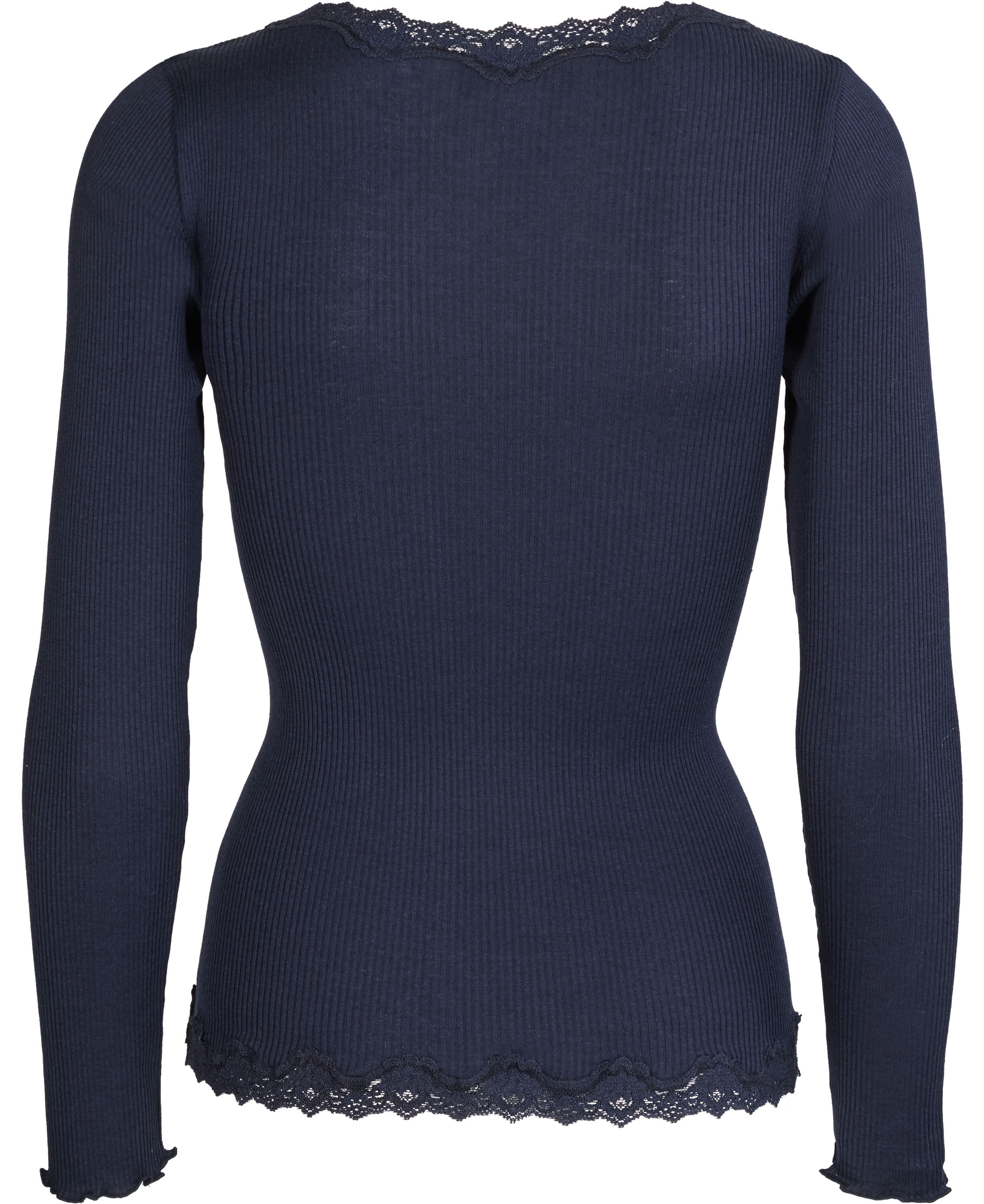 Silk cardigan regular ls w/rev vint