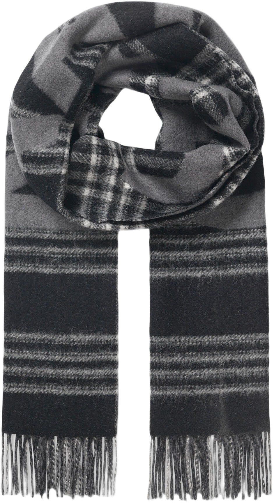 Woven Wool Logo Scarf
