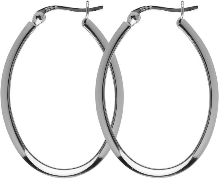 Classic Augusta øreringe. Diameter: 35 mm.