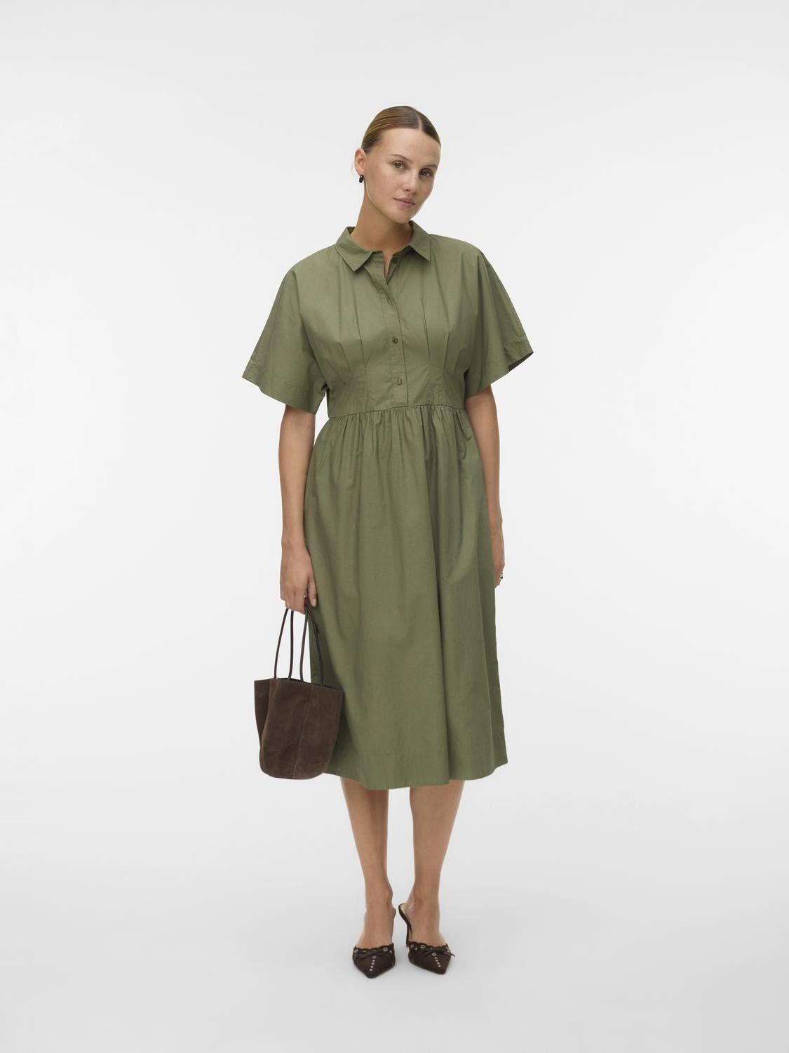 Awbarbara Ss Calf Dress