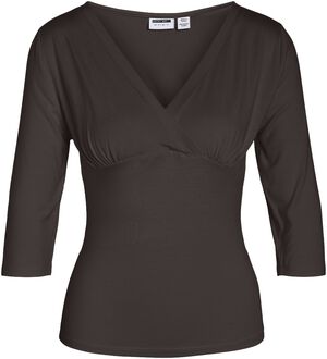 NMJUNE 3/4 V-NECK TOP