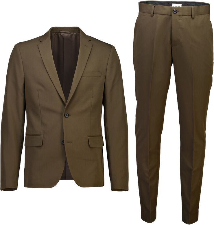 Fine twill stretch suit