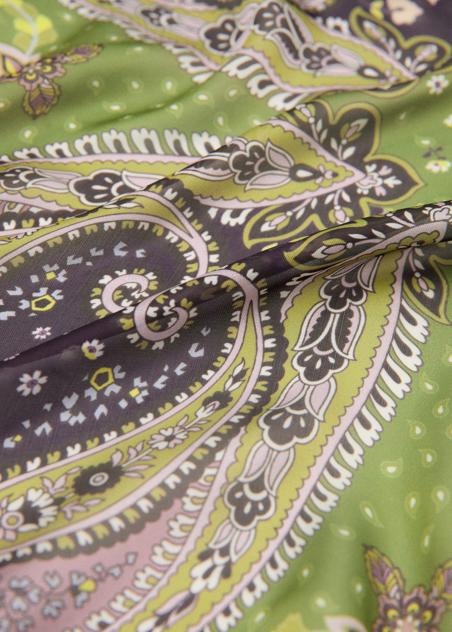 Paisley print scarf