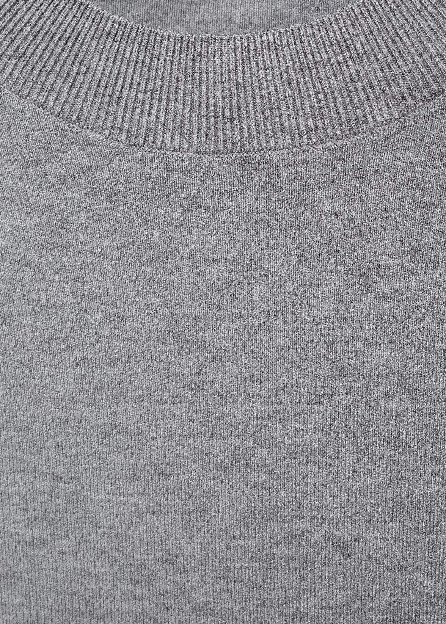 Fine-knit flared dress