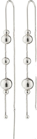 ETINE recycled chain earrings silver-plated