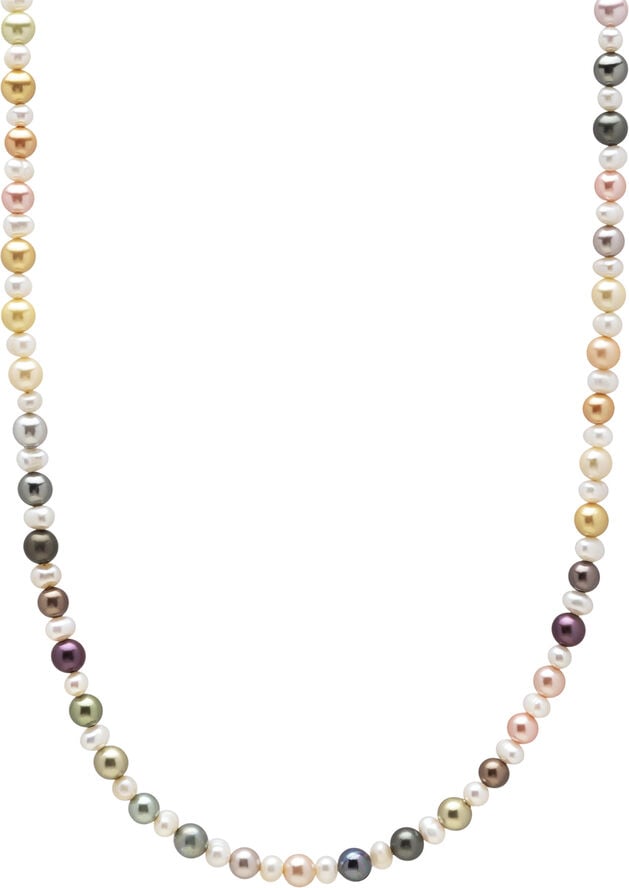 Mini Pastel Pearl Necklace