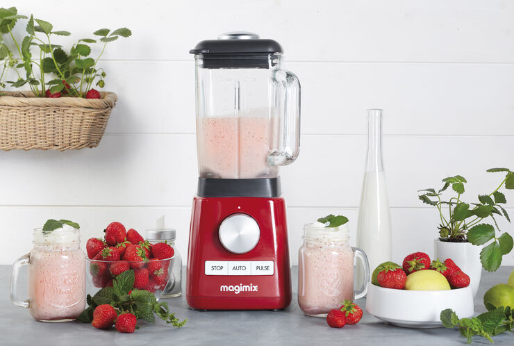 "Blender Power 4 1300 watt 1,8 liter Rød"