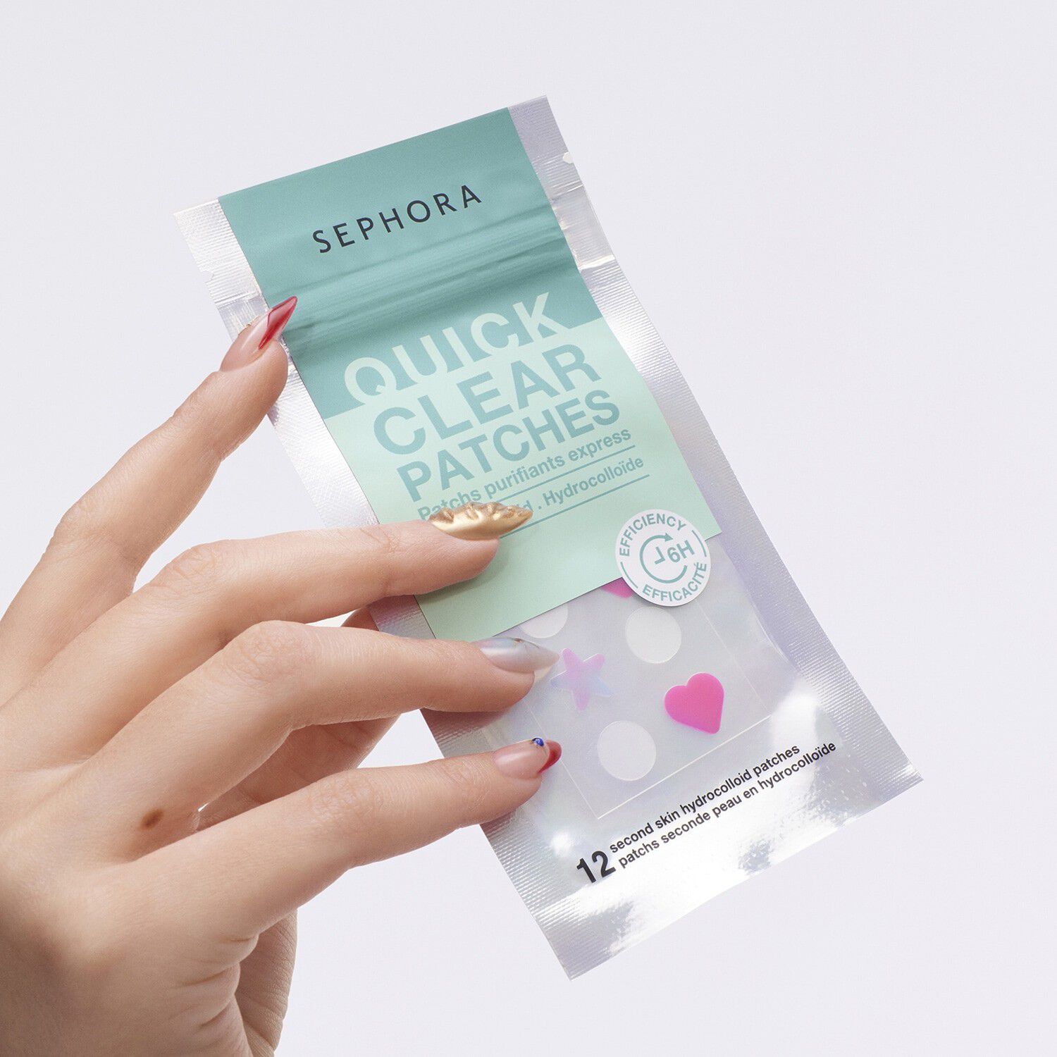 Purifying Express Patches - 12 hydrokolloida pl&aring;ster med second skin-e