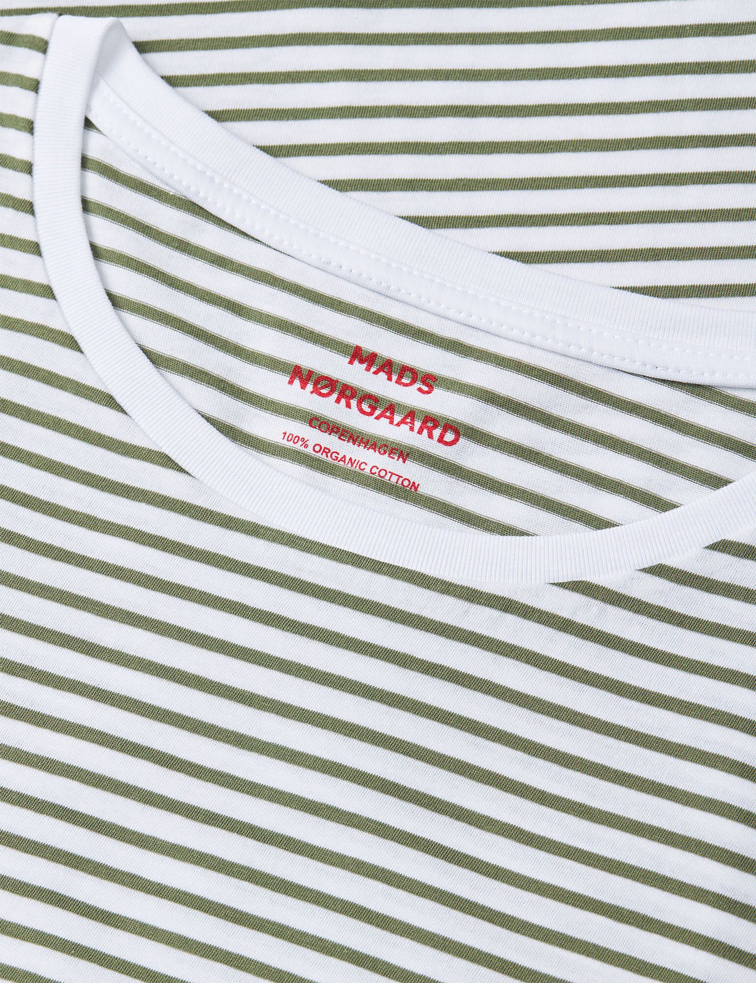 Organic Jersey Stripe Teasy Tee FAV