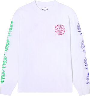 Edwin Music Channel T-Shirt Ls - White
