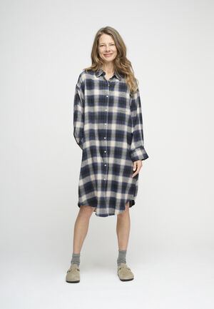 haven shirtdress check
