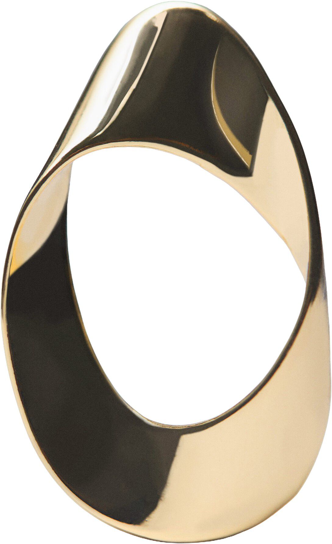 Twisted hoop earrings