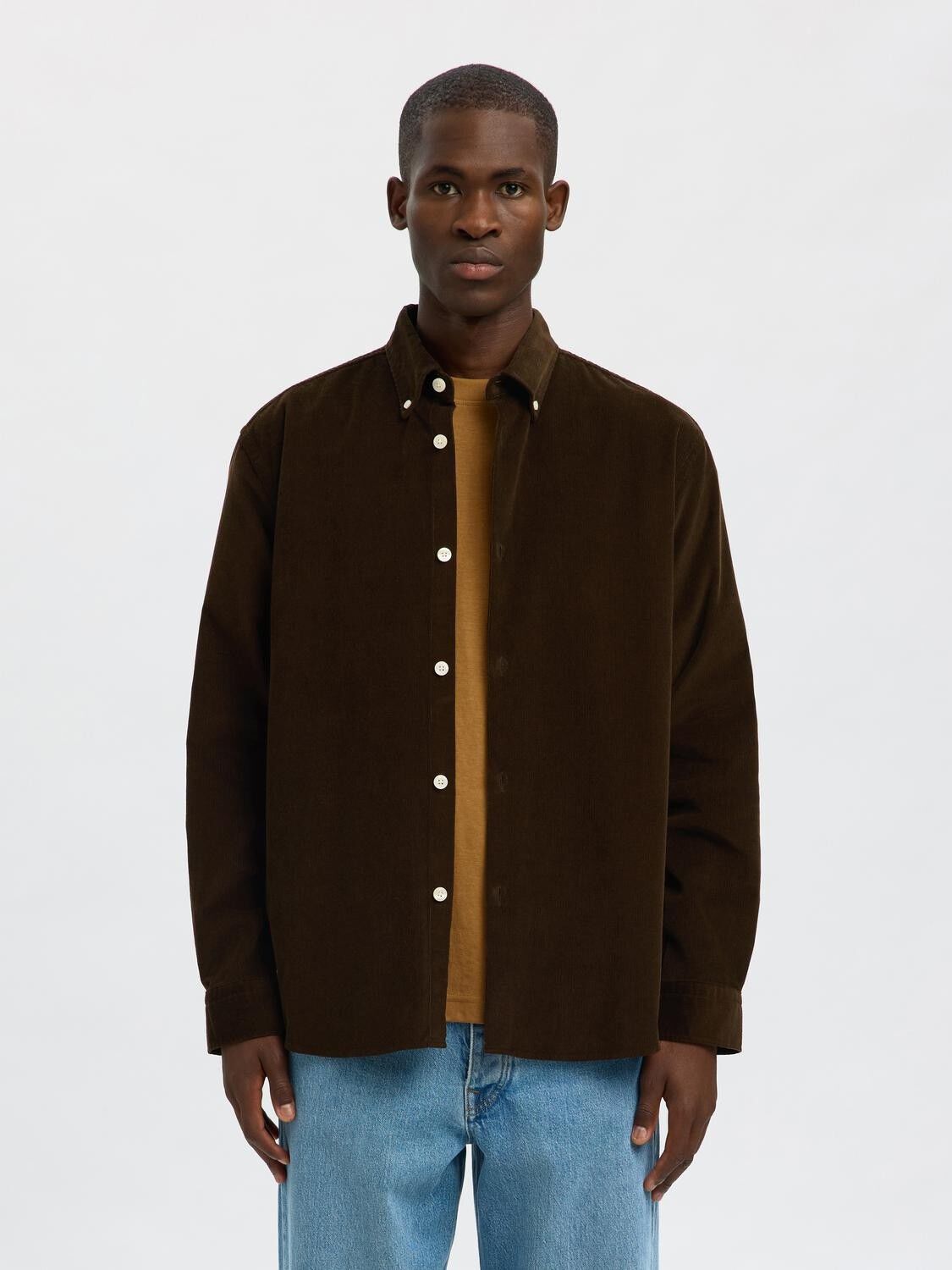 Slmregcole Danni Cord Bd Ls Shirt Noos