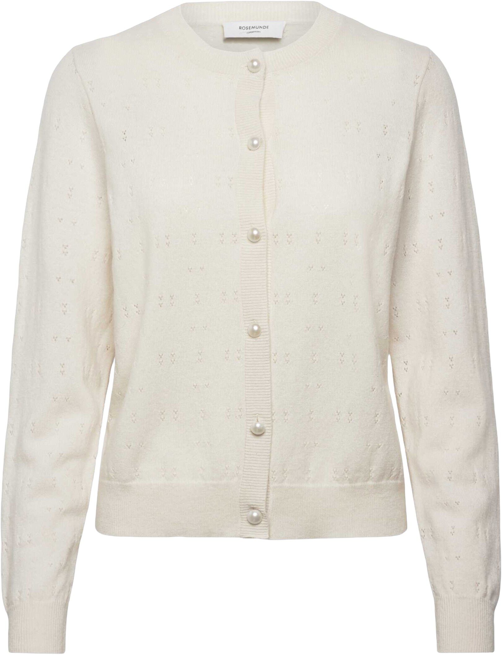 RWLaica Cashmere LS Pointelle Cardigan