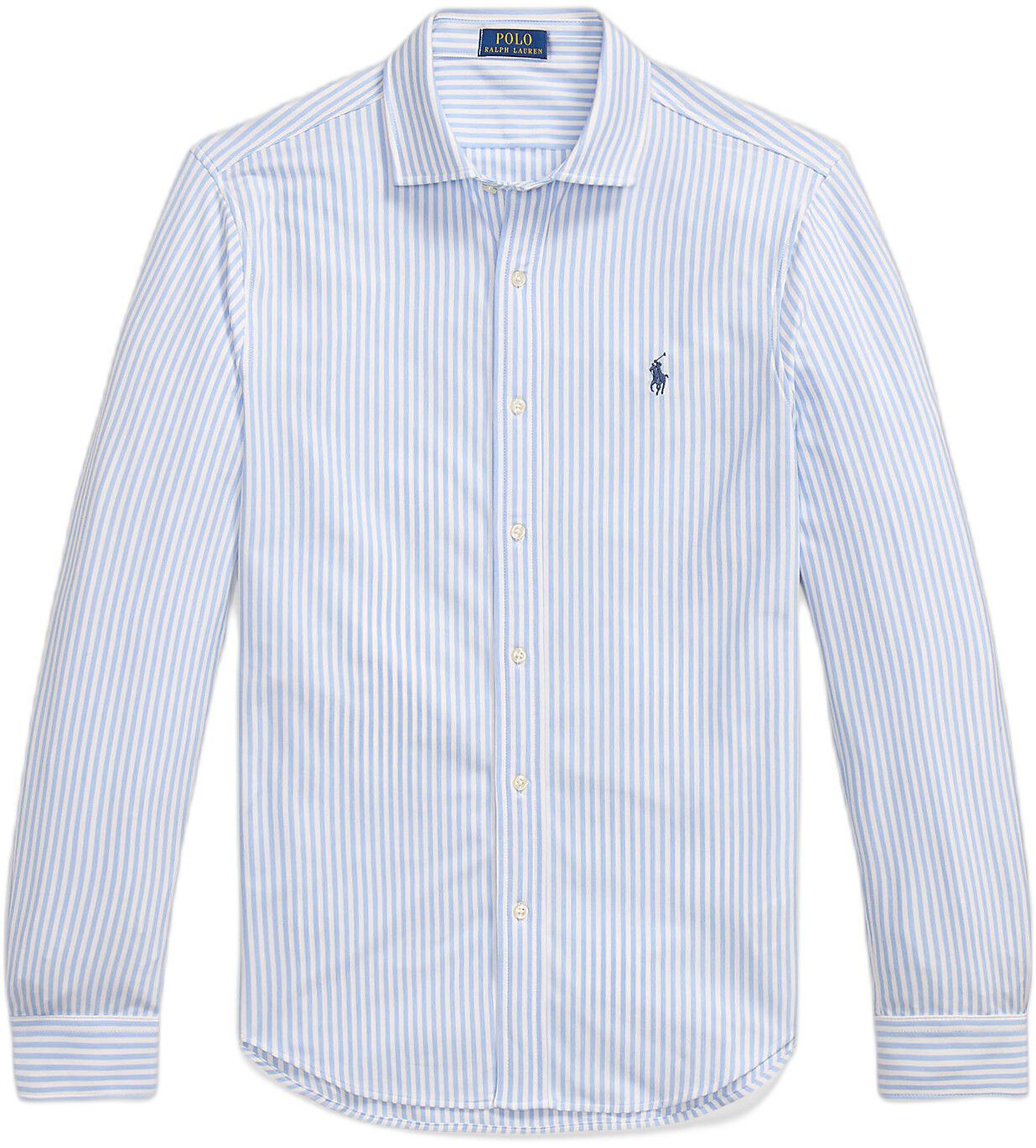 STRCH OXFORD INTRLK-KNT-SHIRT