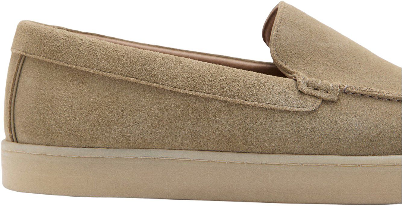Split leather shoes