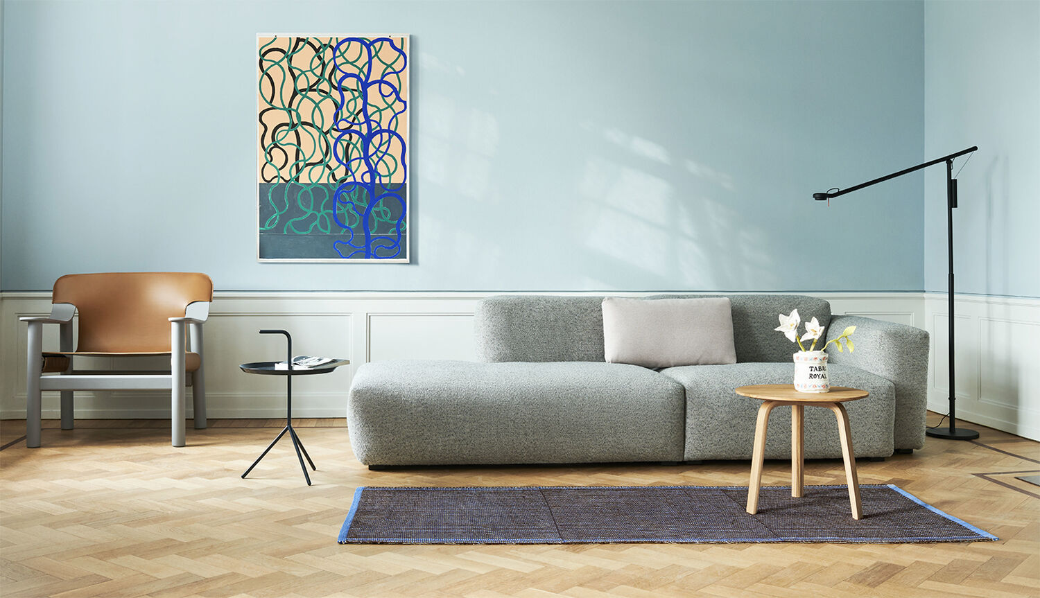 Bella Coffee-&Oslash;45 x H39-Oiled oak so