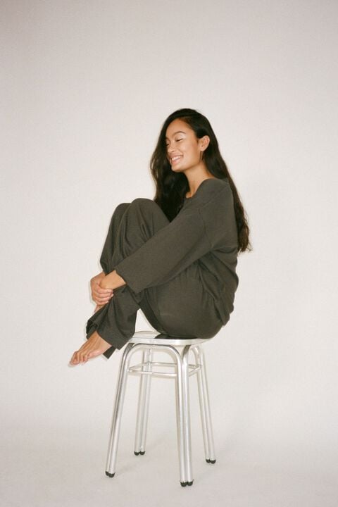 Light stretch 3/4 sleeve top - Dena