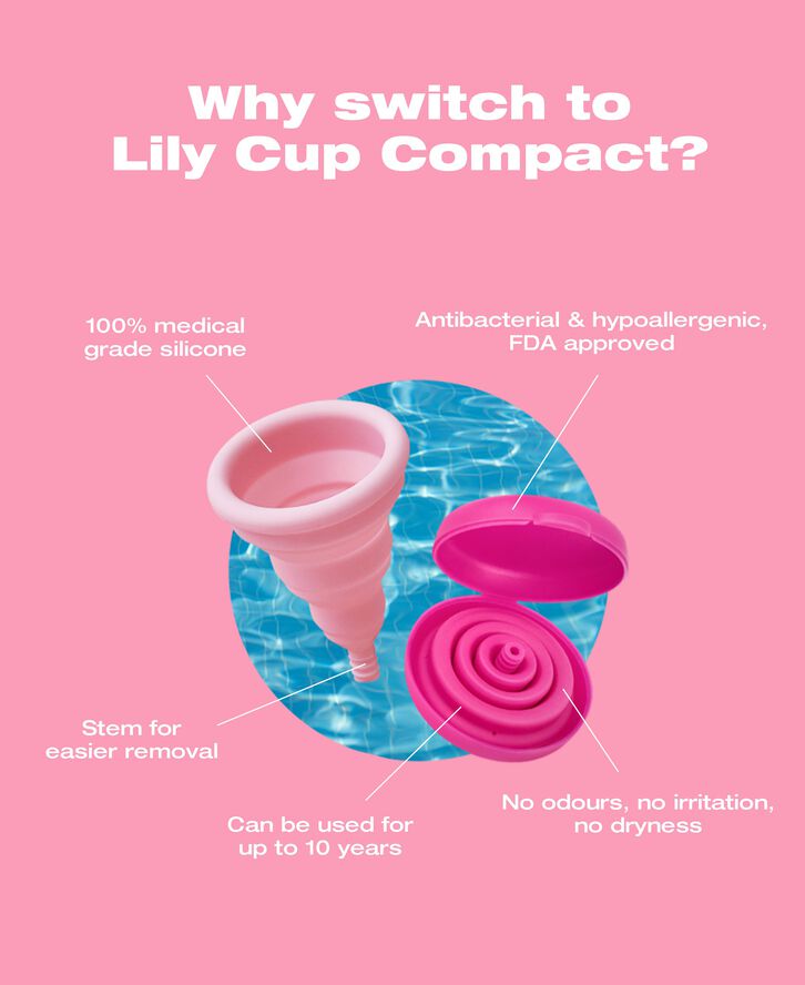 Lily Cup Compact B Menstruationskop