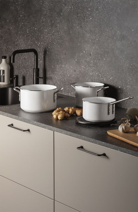 White Line Kasserolle 1,8 l 16 cm keramisk Slip-Let® belægni