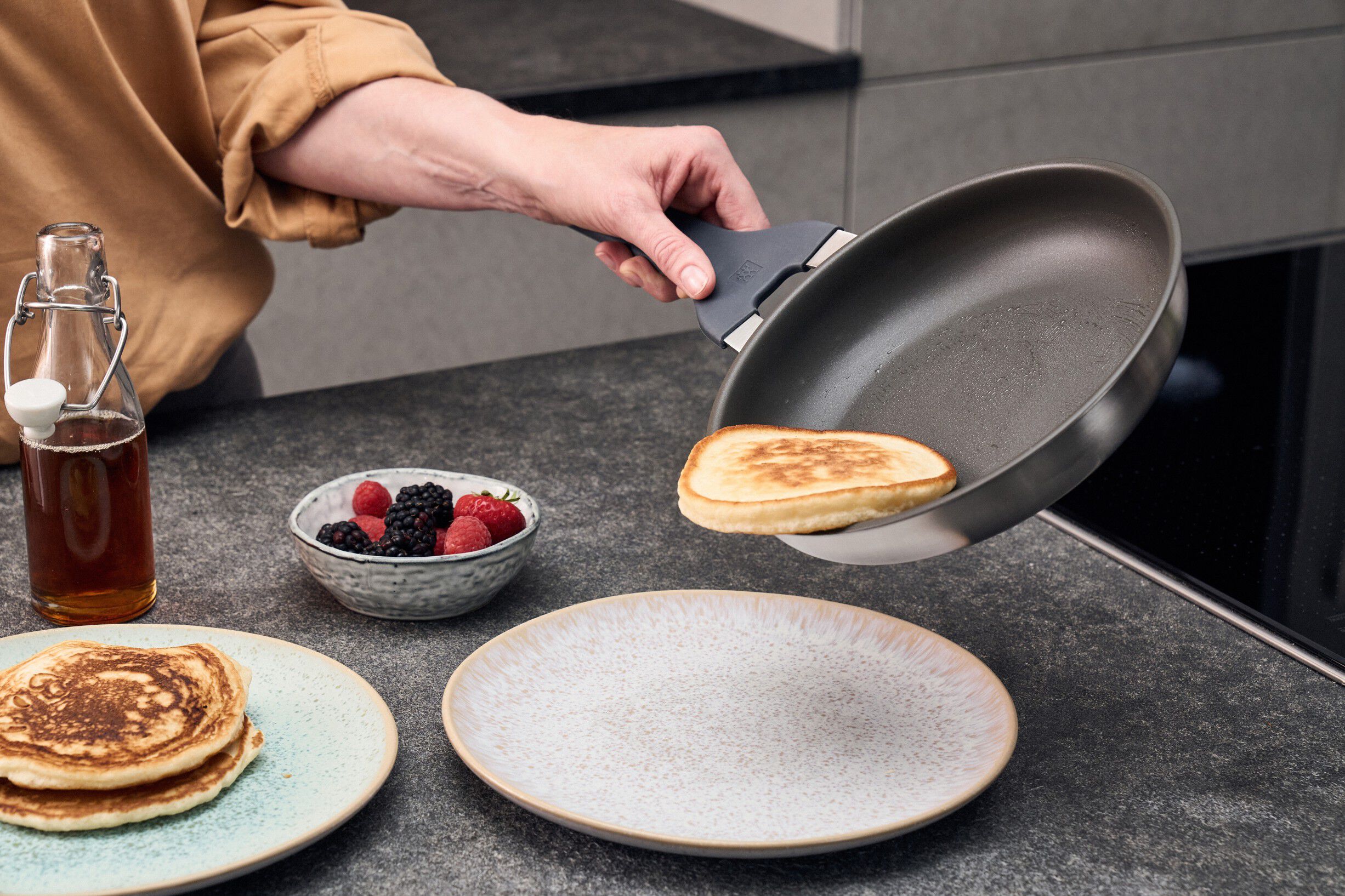 Simplify Stekpanna, 20 cm, 18/10 Rostfritt st&aring;l, Keramisk bel&auml;ggning