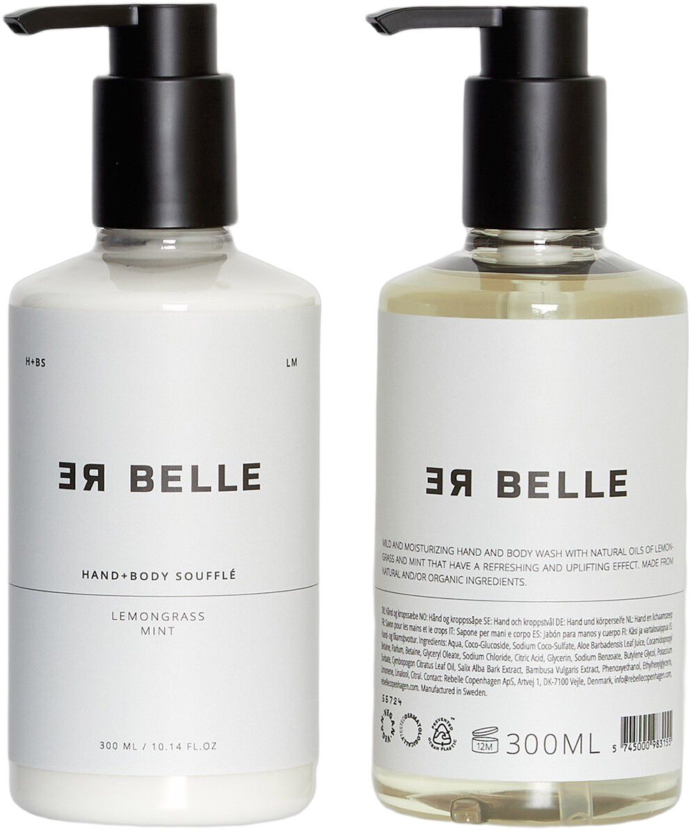 Duokit Hand & Body Wash, Hand & Body Souffl&eacute; Lemongrass Mint