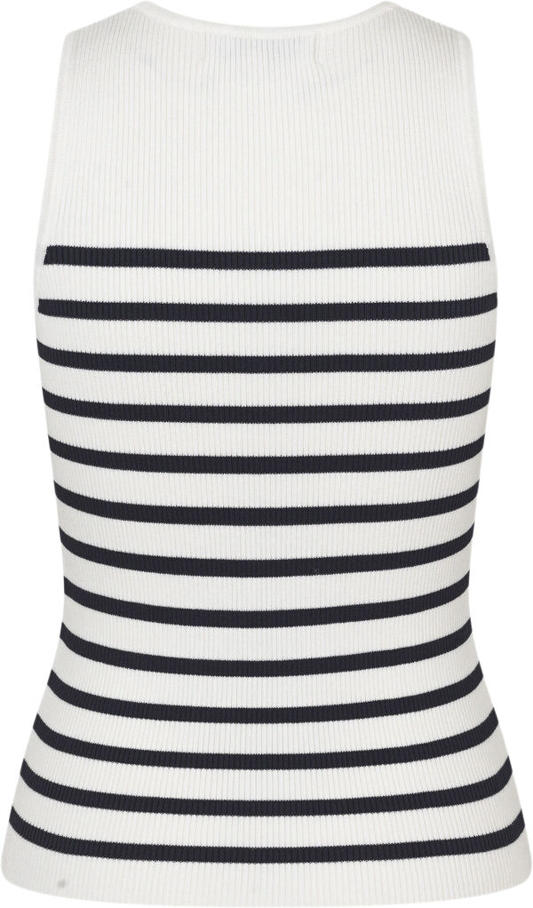 Rib stripe tank top
