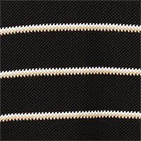 Striped knit cotton polo shirt