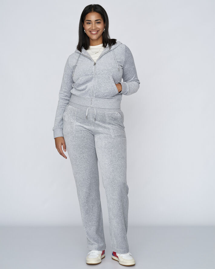 Robertson Classic Velour Zip Trough Hoodie