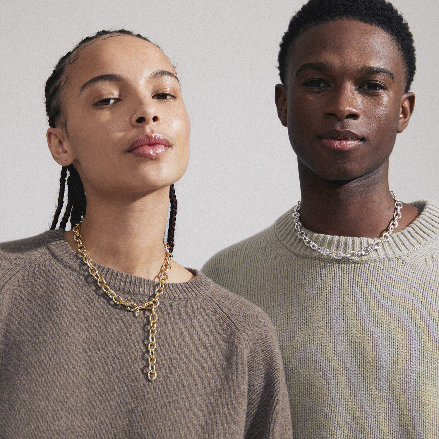 AMIRI recycled necklace gold-plated