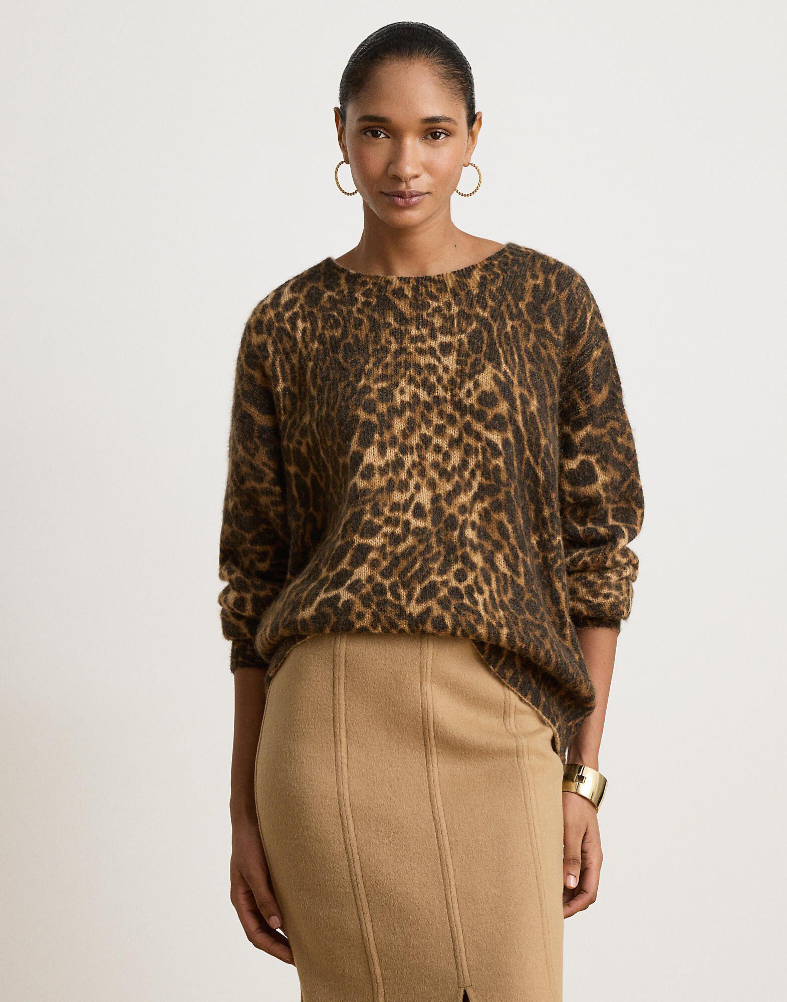 LOFTY MOHAIR BLEND-SWEATER-PULLOVER