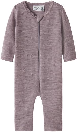 NBFWANG WOOL NEEDLE NIGHTSUIT SOLID