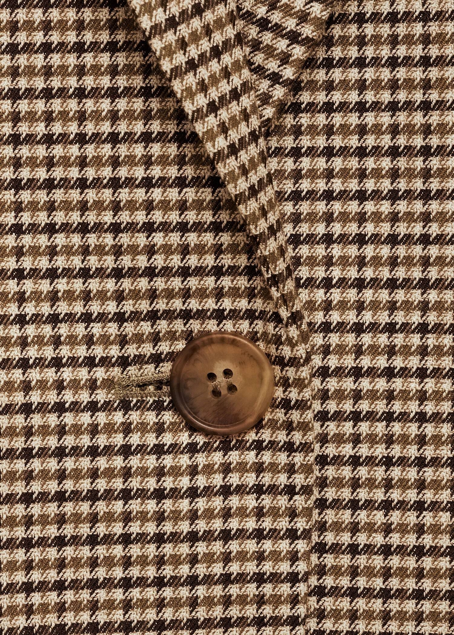 Straight-fit micro-houndstooth jack