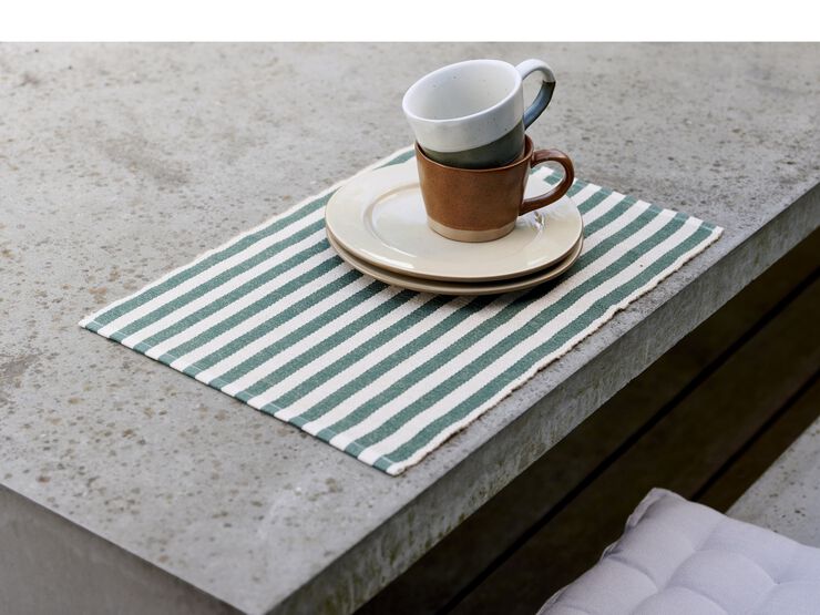 Bordstablett 33x48 2-pack Statement Stripe Green