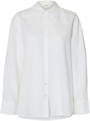 SLFCLEO OVERSIZE LINEN BLEND SHIRT