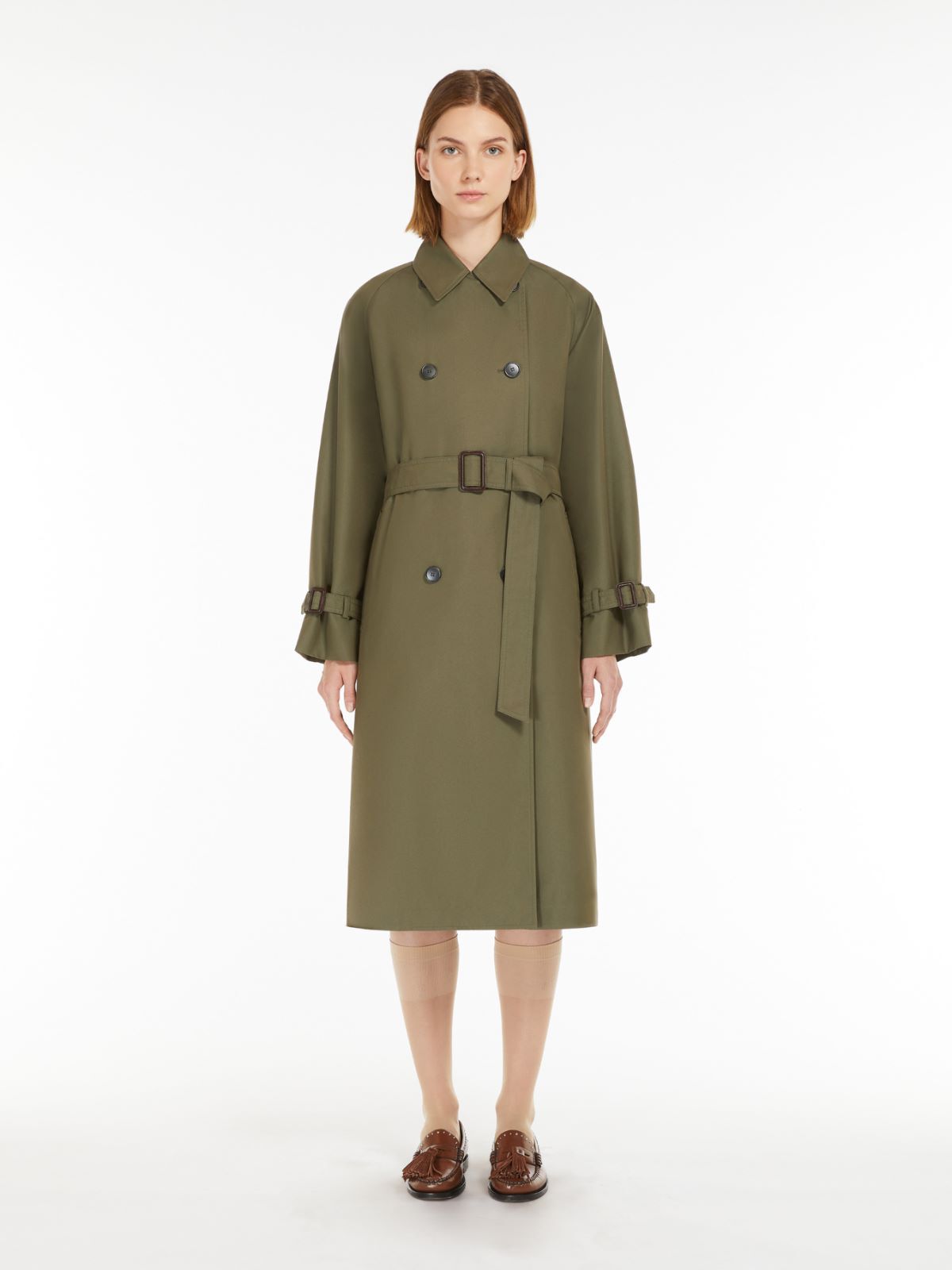 Reversible Water-repellent Canasta Trench Coat