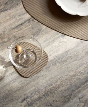 Glass Mat Curve Corduroy