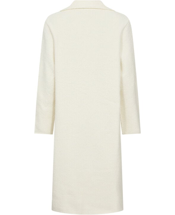Knitted long coat