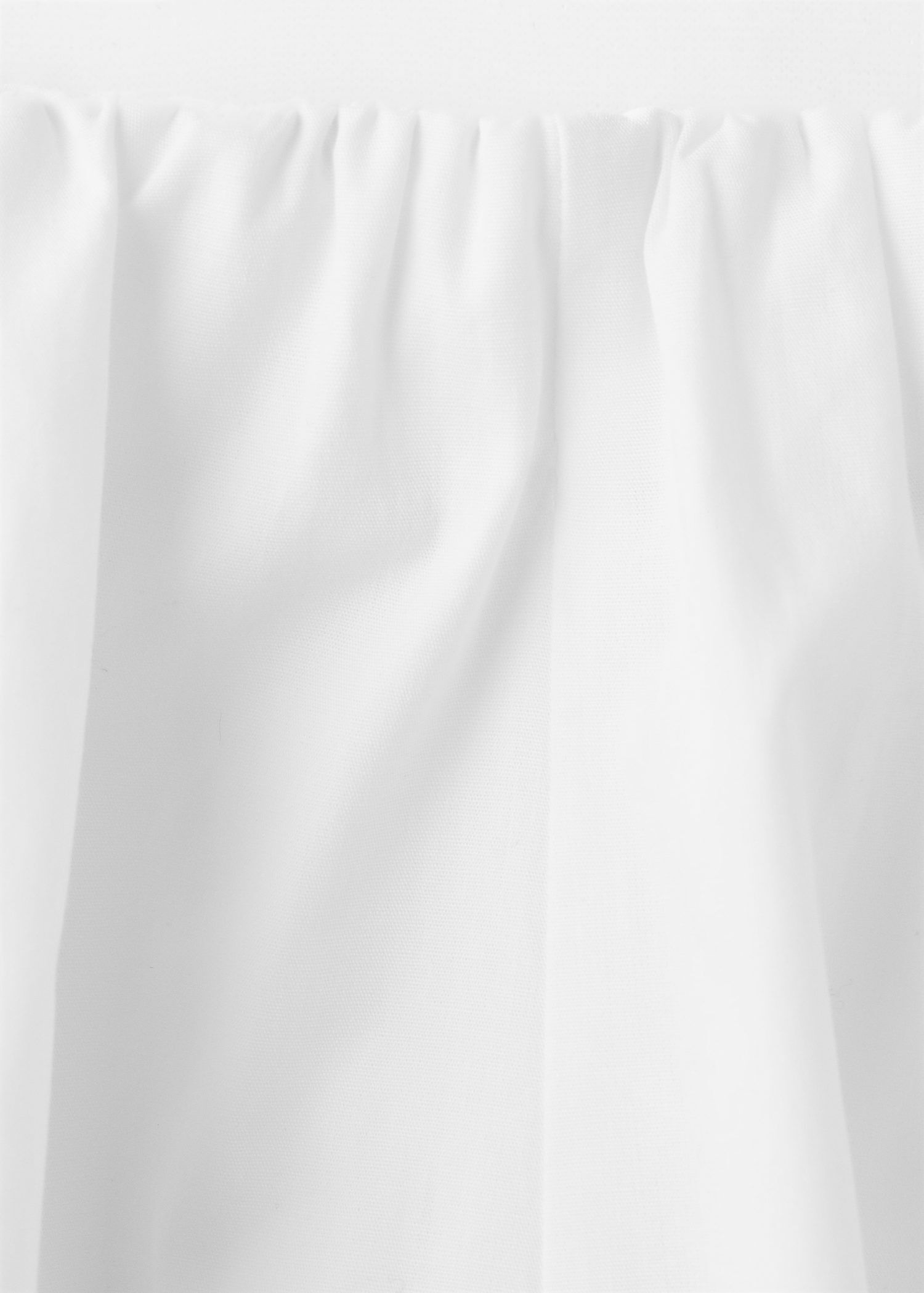 Flared cotton skirt