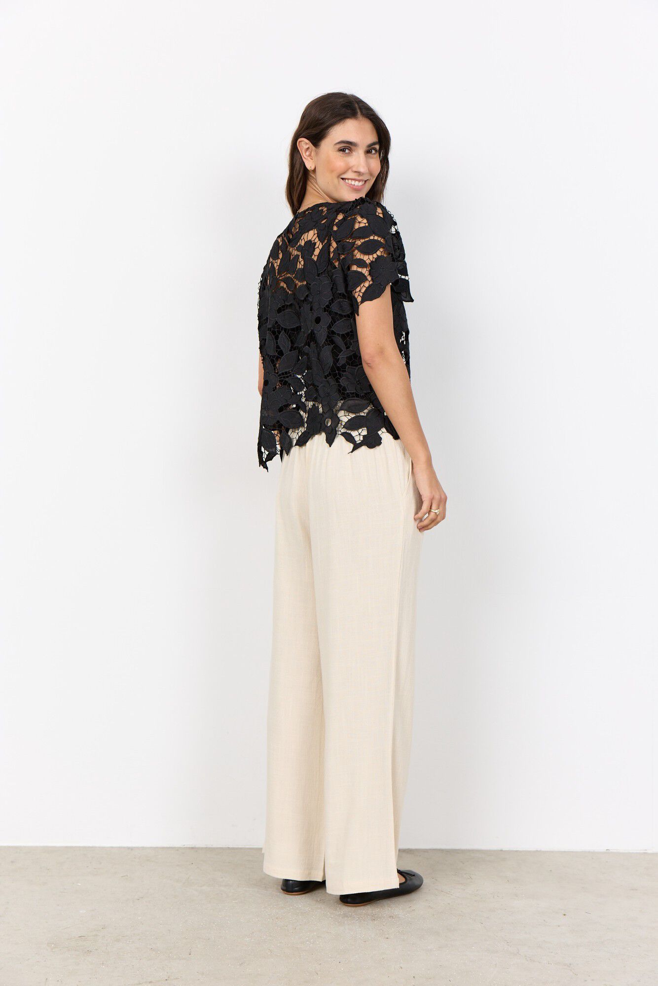 SC-CASSANDRA 1 Bluse Sort