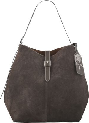 Suede Leah Bag