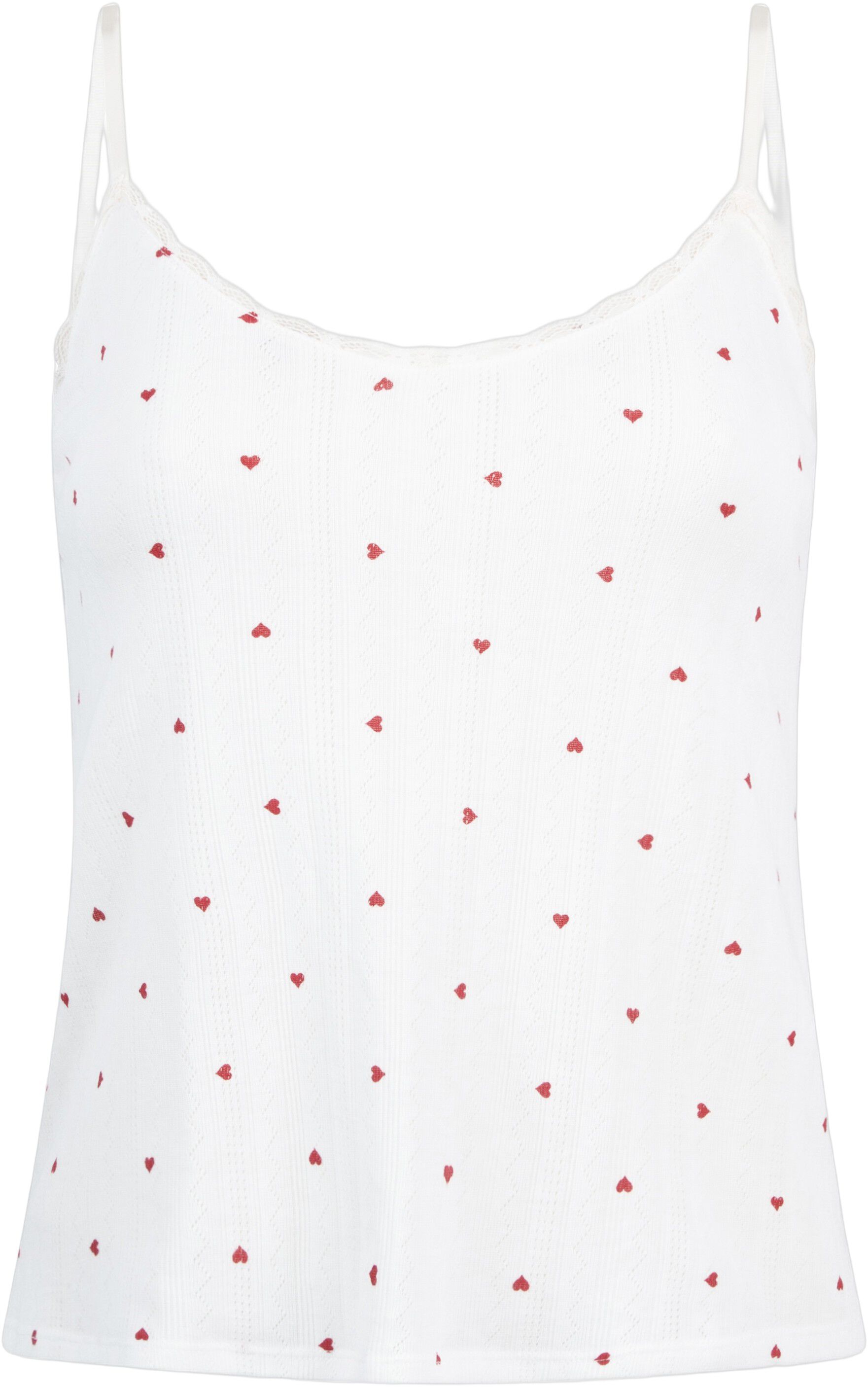 CAMI POINTELLE LACE HEART