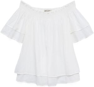 AWBELLE SS BOATNECK TOP